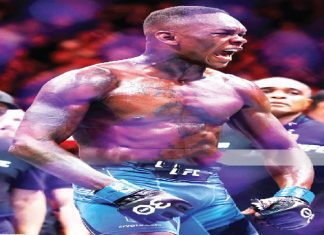 Adesanya announces Aug 17 title fight with Du Plessis