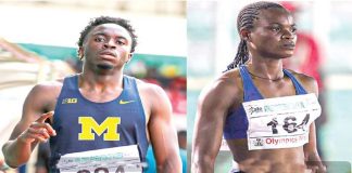 Amene, Joseph win 400m titles