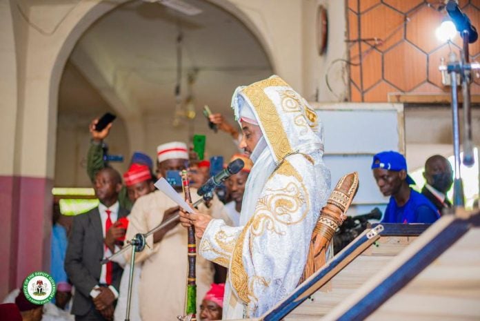 Emir Sanusi leads Sallah Durbar in Kano