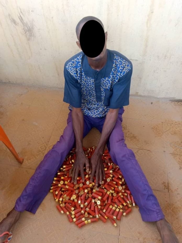 Gunrunner arrested with 375 live cartridges in Anambra