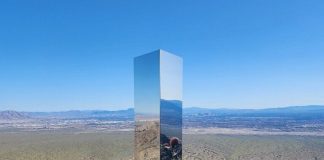 Mysterious monolith appears in US desert, sparks alien speculation