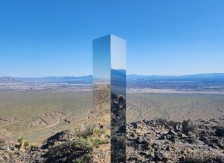 Mysterious monolith appears in US desert, sparks alien speculation