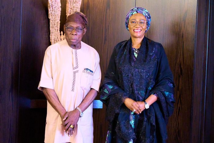 Sallah: Obasanjo visits Oluremi Tinubu