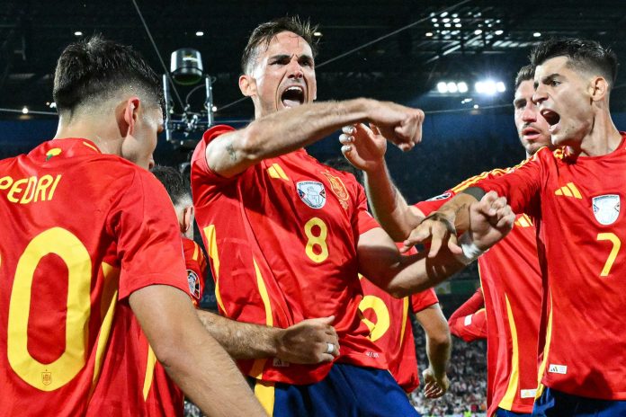 Spain thrash Georgia 4-1 to book quarter-finals spot