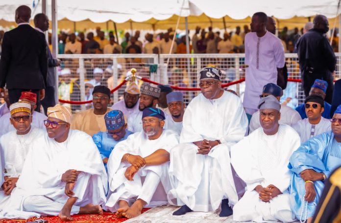 Tinubu prays in Lagos, stresses importance of sacrificerator