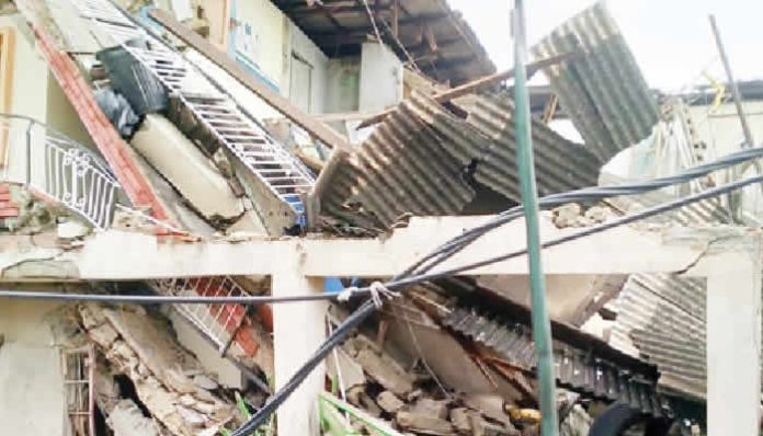 Two feared trapped as five-storey building collapses in Anambra school