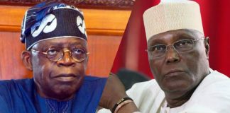 'Unfortunate incident', Atiku reacts as Tinubu slips at Eagles Square