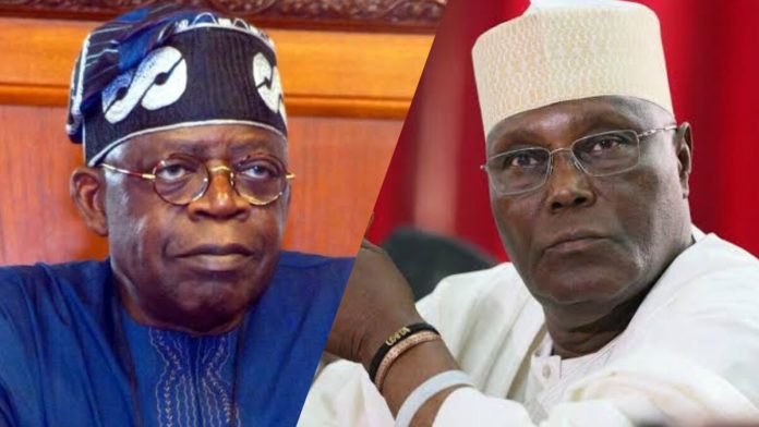 'Unfortunate incident', Atiku reacts as Tinubu slips at Eagles Square