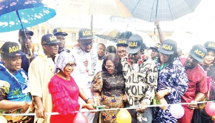 APGA national chair inaugurates borehole in alma mater