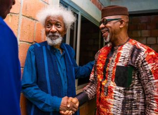 Abiodun names major road after Wole Soyinka