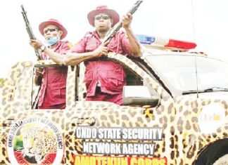 Amotekun rescues kidnapped victim, arrests 24 in Ondo