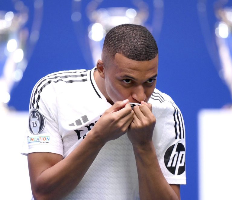 Mbappe completes first Real Madrid training session