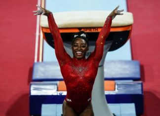 Biles thrills in Paris Olympics despite injury scare