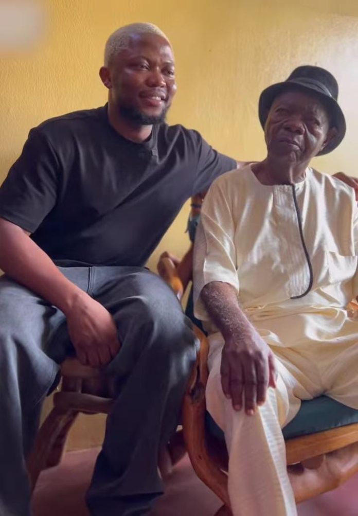 Brain Jotter visits Mike Ejeagha, iconic singer behind viral 