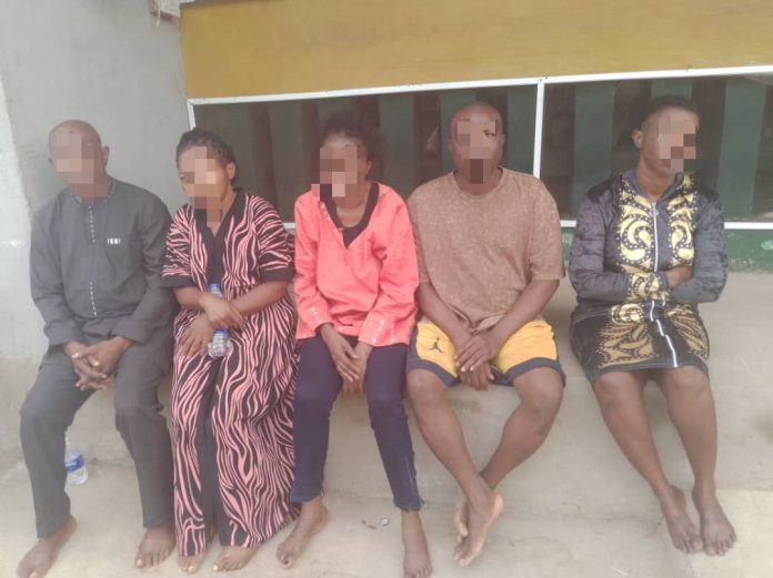 Couple buy baby from Lagos traffickers, arrested during naming ceremony