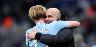 De Bruyne not leaving Manchester City-Guardiola