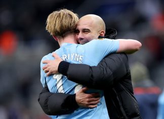 De Bruyne not leaving Manchester City-Guardiola