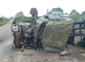 Driver, motor boy killed in Ogun fuel tanker accident