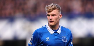 Everton's Branthwaite demands pay rise amid Man Utd interest