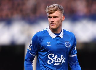 Everton's Branthwaite demands pay rise amid Man Utd interest