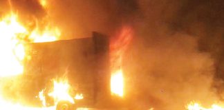 Fire guts filling station in Abuja