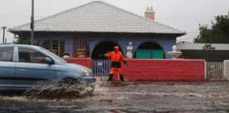 Flooding, winds batter South Africa's Cape Town