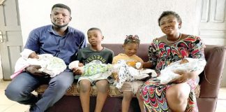 I was sad when scan showed four babies – Mother of quadruplets