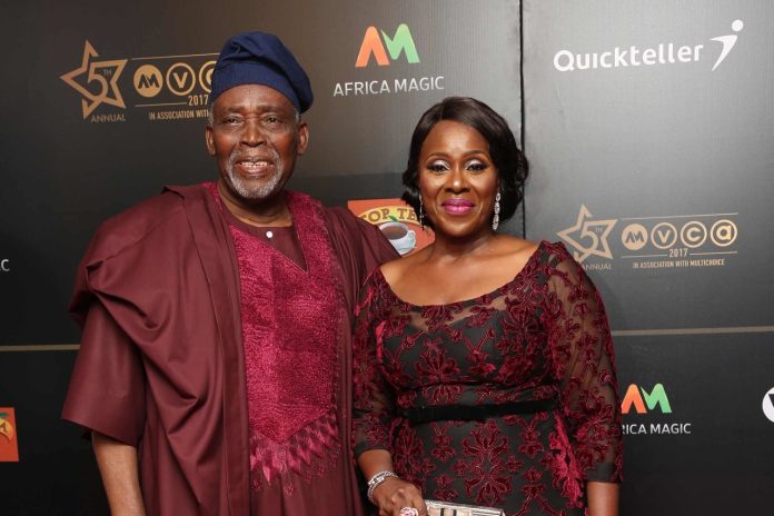 Joke Silva celebrates husband, Olu Jacobs, at 82