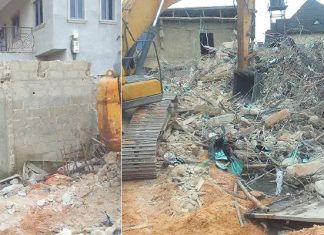 Lagos bans overnight sleeping at construction sites after building collapse kills five