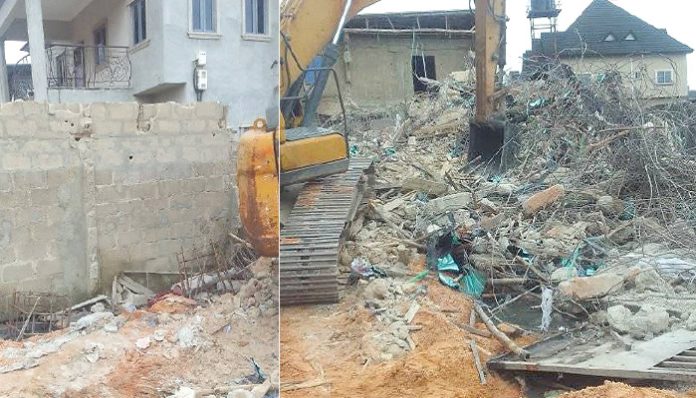 Lagos bans overnight sleeping at construction sites after building collapse kills five