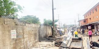 Lagos demolishes shanties around schools