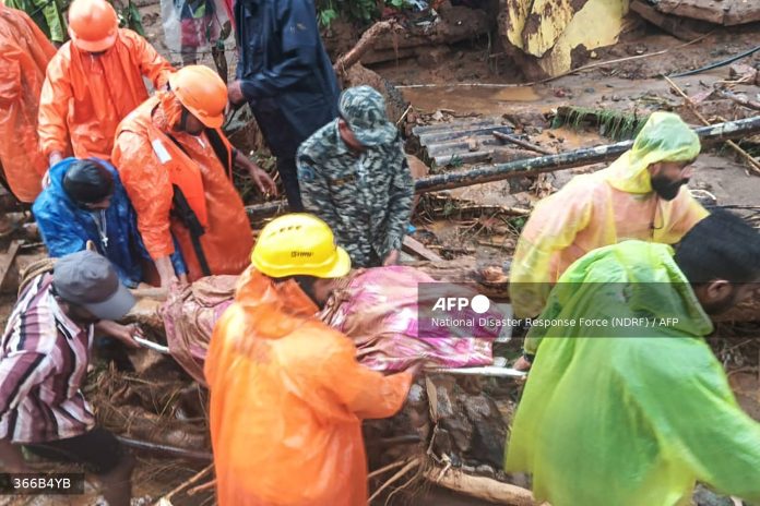 Landslides kill 45 in India