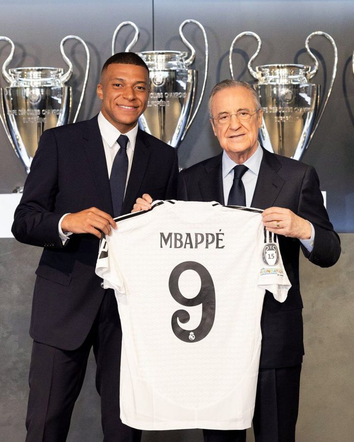 Mbappe unveiled as Real Madrid player