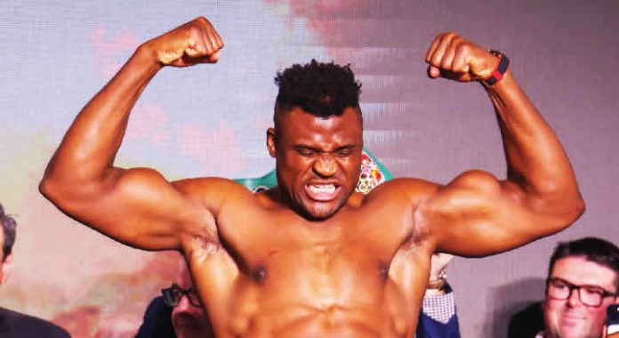 Ngannou accuses Joshua of dirty tactics in Saudi