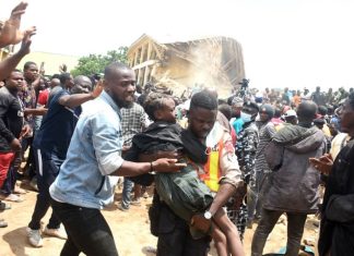 Plateau school building collapse death toll hits 22