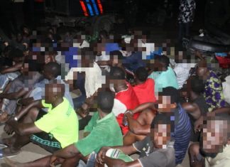 Police arrest 90 suspects in Lagos midnight raid