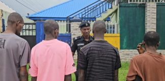 Police arrest four suspects laundering ransom money for kidnappers in Delta