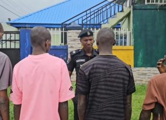 Police arrest four suspects laundering ransom money for kidnappers in Delta