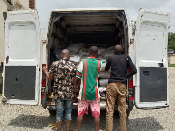 Police nab three rice thieves in Nasarawa