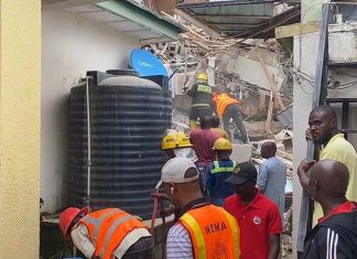 Rescue efforts ongoing at Abuja building collapse site