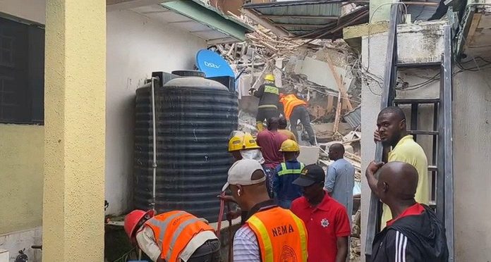 Rescue efforts ongoing at Abuja building collapse site