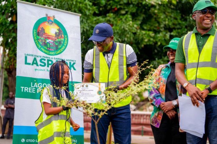 Sanwo-Olu participates in Lagos annual tree planting event