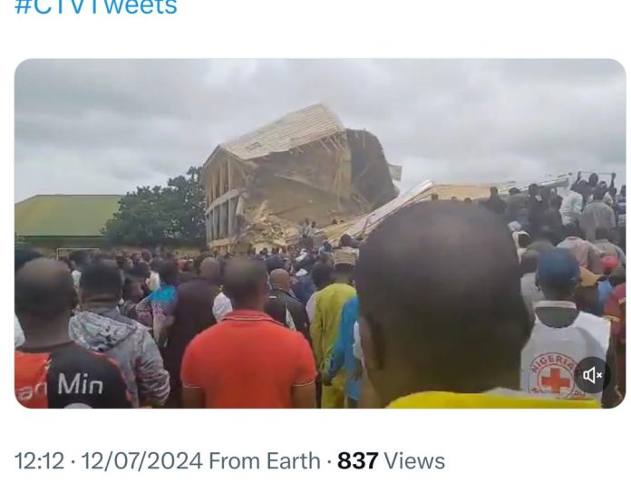 Several feared dead as school building collapses in Plateau