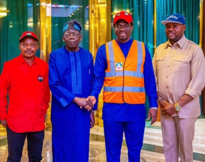 Tinubu, labour leaders meet on new minimum wage