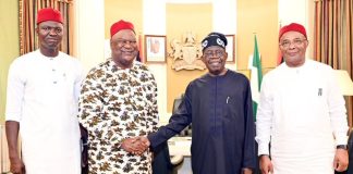 Tinubu receives ex-Senate President, Anyim, into APC