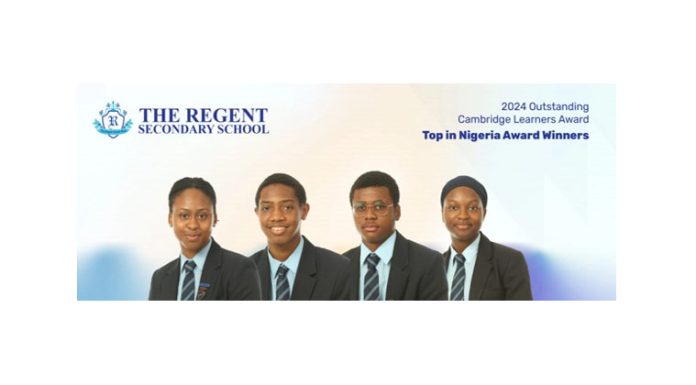 Top Secondary School in Nigeria, The Regent Secondary School does it again in 2024