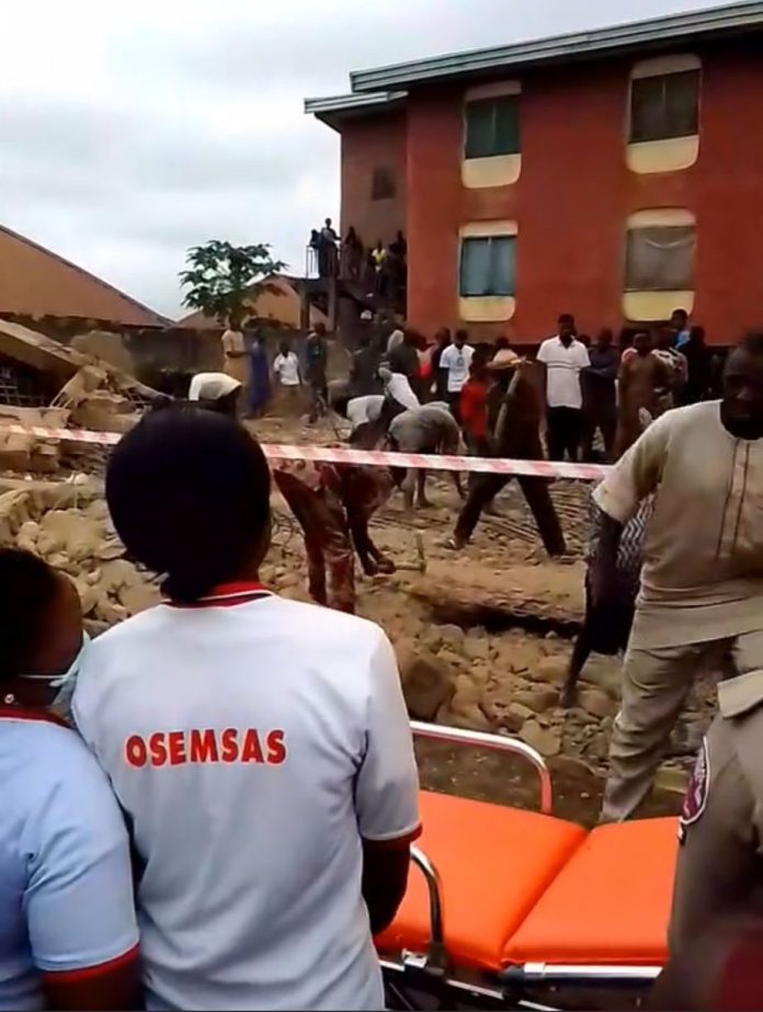 Two rescued in Osun building collapse