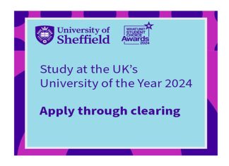 Places available at the UK University of the Year!