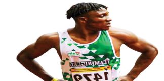 Ajayi targets sub-10s in 100m