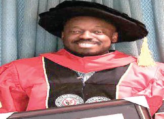 Akinlolu Jekins gets honourary doctorate